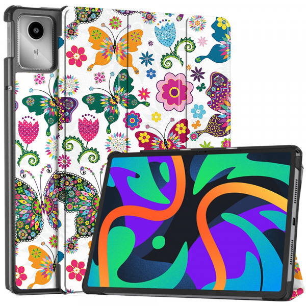 Husa pentru Lenovo Tab M11, Techsuit, FoldPro Butterfly, Multicolor