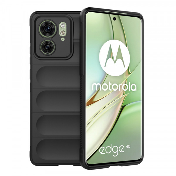 Husa pentru Motorola Edge (2023) / Edge 40, Techsuit, Magic Shield, Neagra