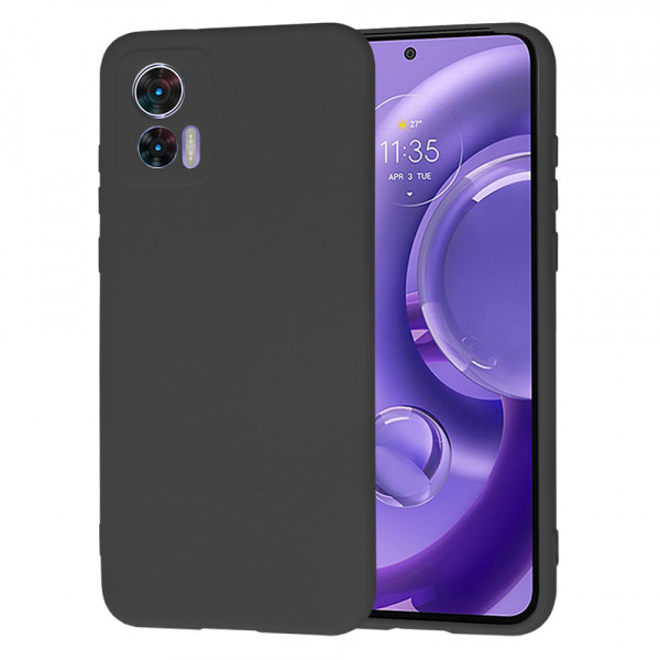 Husa pentru Motorola Edge 30 Neo, Techsuit, SoftFlex, Neagra
