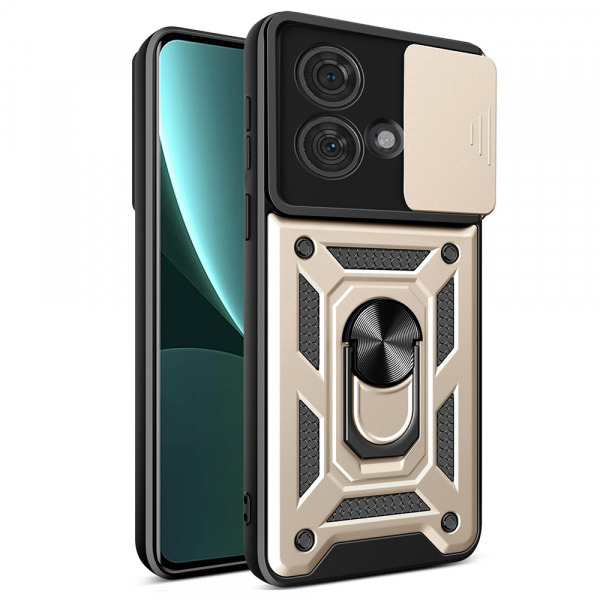 Husa pentru Motorola Edge 40 Neo, Techsuit, CamShield, Aurie