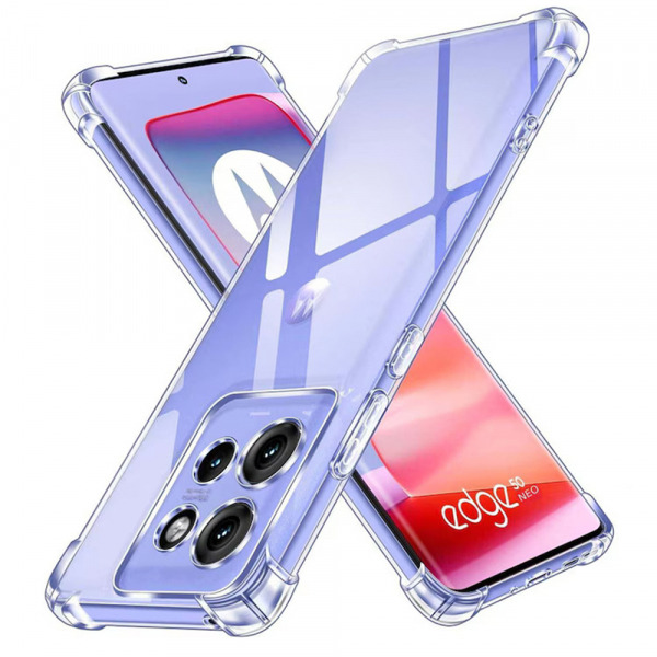 Husa pentru Motorola Edge 50 Neo, Techsuit, Shockproof Clear, Transparenta