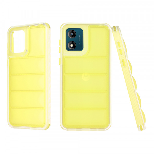 Husa pentru Motorola Moto E13, Techsuit, Wave Shield, Galbena
