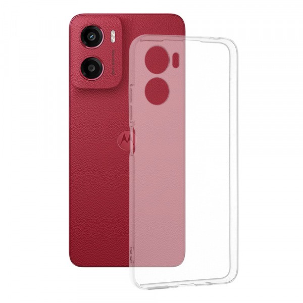 Husa pentru Motorola Moto E15 / G05, Techsuit, Clear, Transparenta