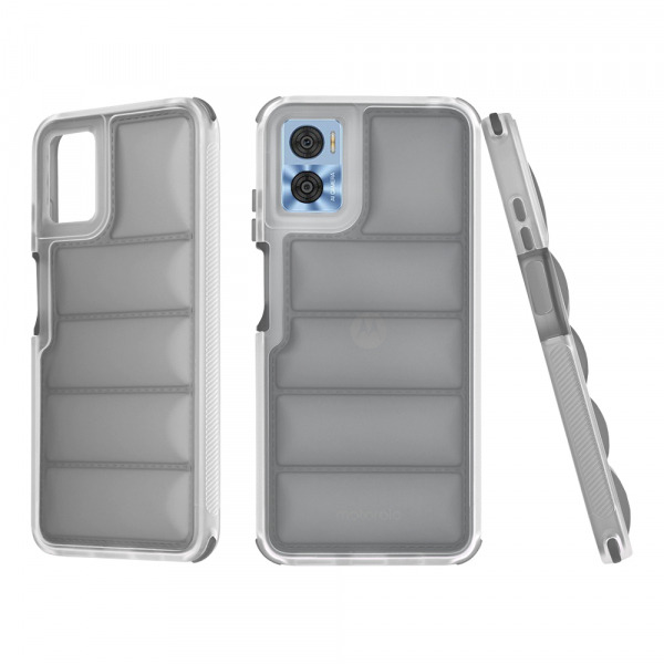 Husa pentru Motorola Moto E22i / E22, Techsuit, Wave Shield, Neagra