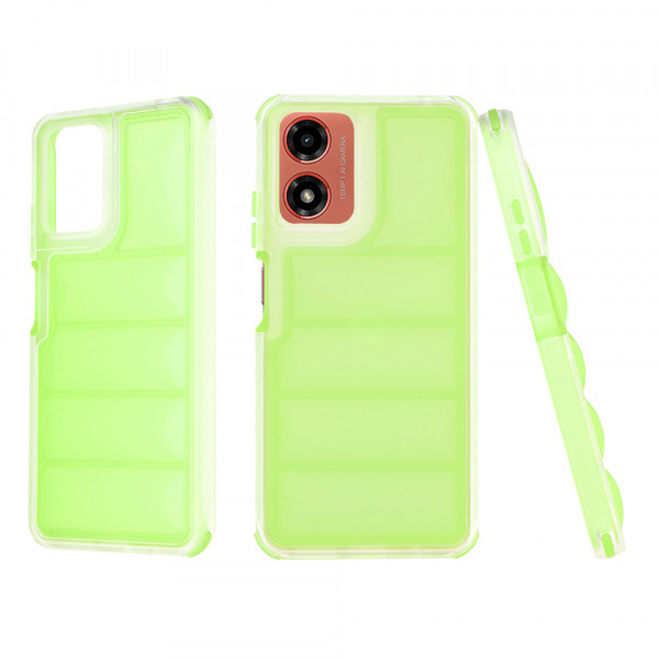 Husa pentru Motorola Moto G04s / E14 / G04 / G24, Techsuit, Wave Shield, Verde