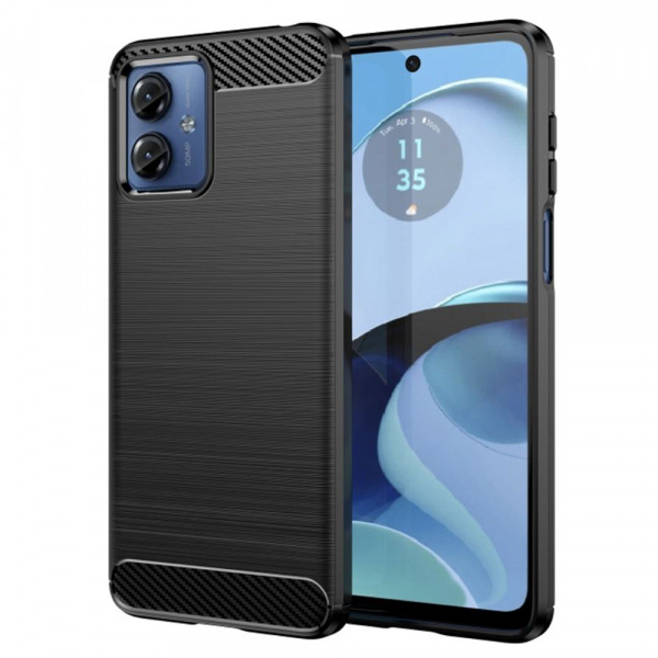 Husa pentru Motorola Moto G14, Techsuit, Carbon, Neagra