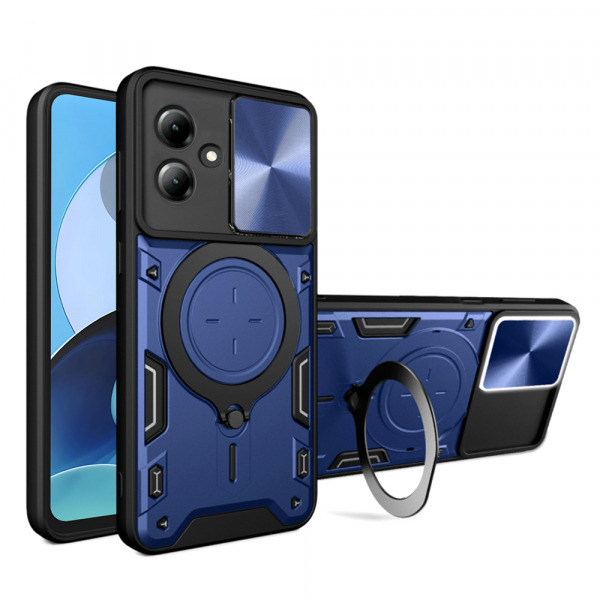 Husa pentru Motorola Moto G14, Techsuit, CamGuard Pro, Albastra