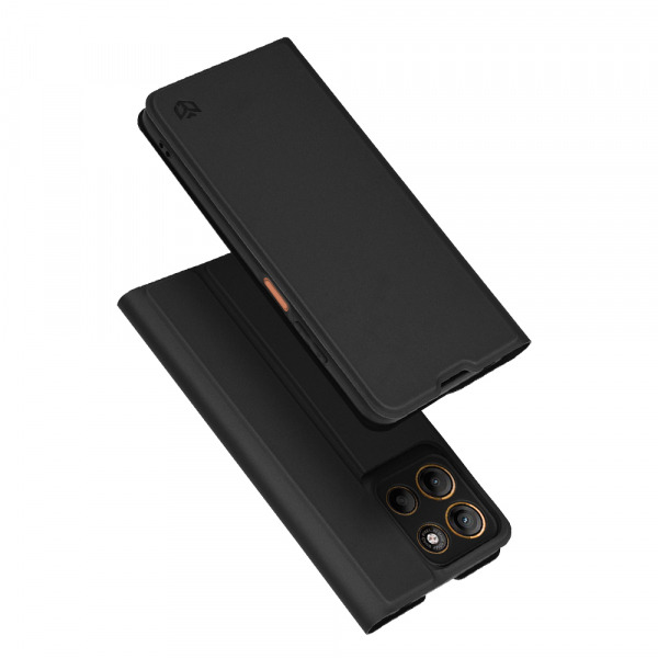 Husa pentru Motorola Moto G15 / G15 Power, Techsuit, Magskin Book, Neagra