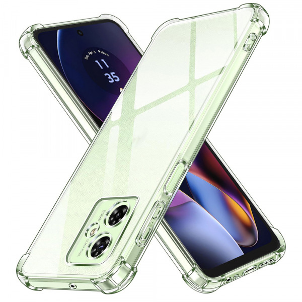 Husa pentru Motorola Moto G64 / G54 Power Edition, Techsuit, Shockproof Clear, Transparenta