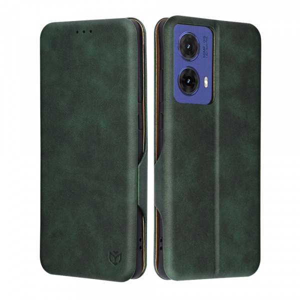 Husa pentru Motorola Moto G85, Techsuit, Safe Wallet Plus, Verde