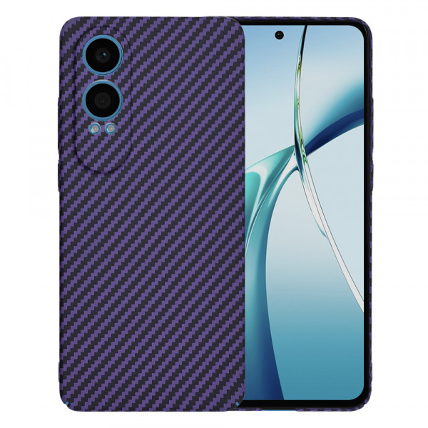 Husa pentru OnePlus Nord CE4 Lite, Techsuit, Carbonite FiberShell, Mov