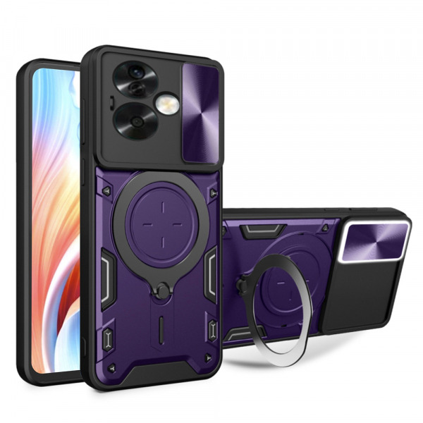 Husa pentru OnePlus Nord N30 SE / Oppo A79, Techsuit, CamGuard Pro, Mov