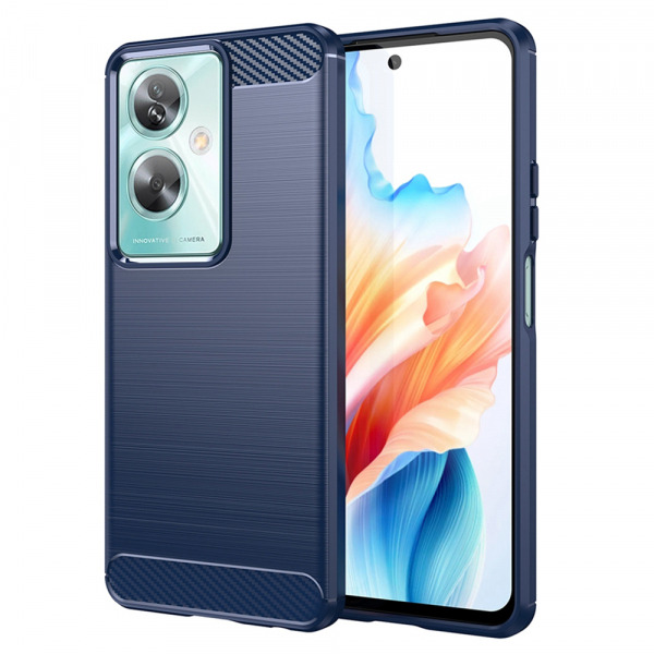 Husa pentru OnePlus Nord N30 SE / Oppo A79, Techsuit, Carbon, Albastra