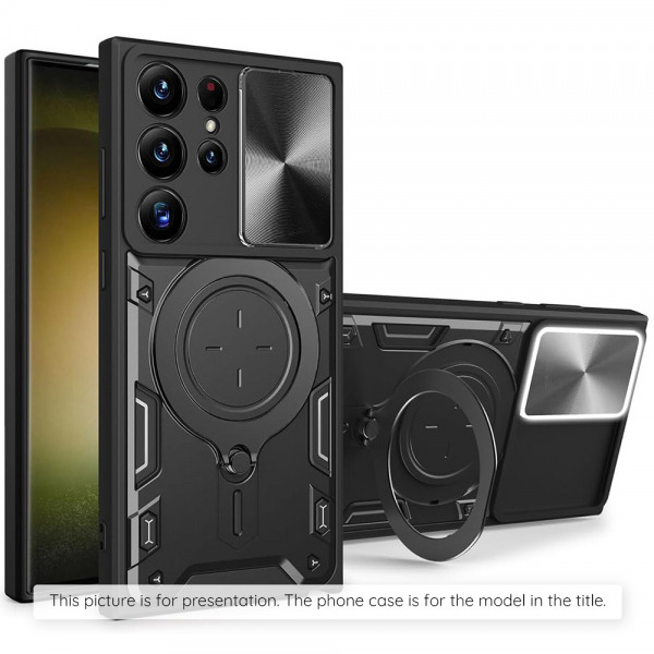 Husa pentru Oppo A5 4G, Techsuit, CamGuard Pro, Neagra