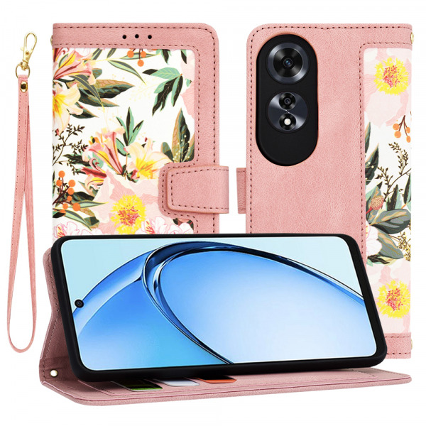 Husa pentru Oppo A60, Techsuit, FlipCraft, Roz
