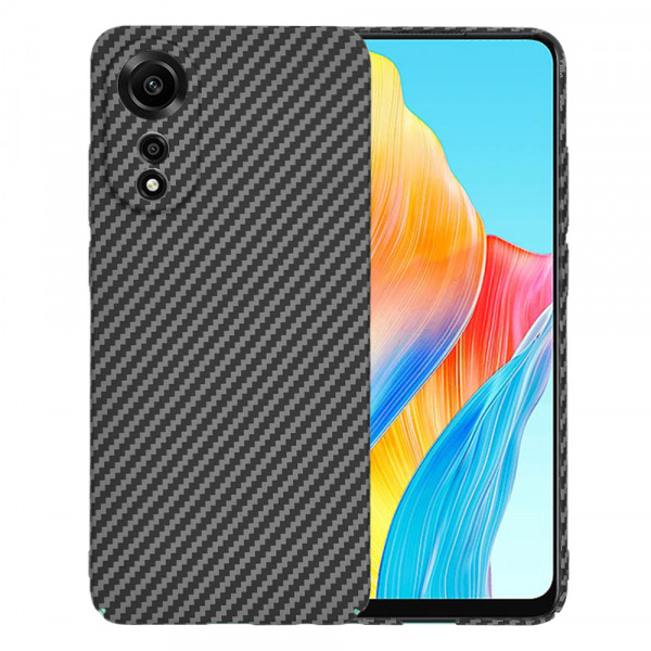 Husa pentru Oppo A78 4G, Techsuit, Carbonite FiberShell, Neagra
