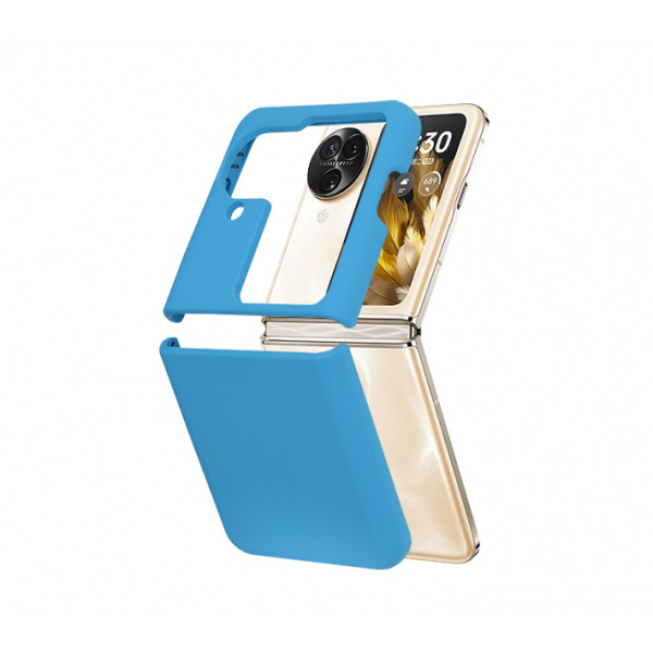 Husa pentru Oppo Find N3 Flip, Techsuit, Soft Edge, Albastra
