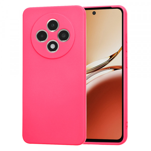 Husa pentru Oppo Reno12 FS 5G / Reno12 FS 4G / Reno12 F 4G / Reno12 F, Techsuit, SoftFlex, Roz Inchis
