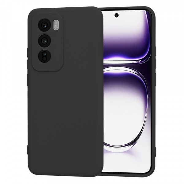 Husa pentru Oppo Reno12, Techsuit, SoftFlex, Neagra