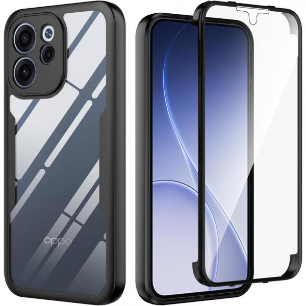Husa pentru Oppo Reno15 FS / Reno15 F, Techsuit, ColorVerse 360, Neagra