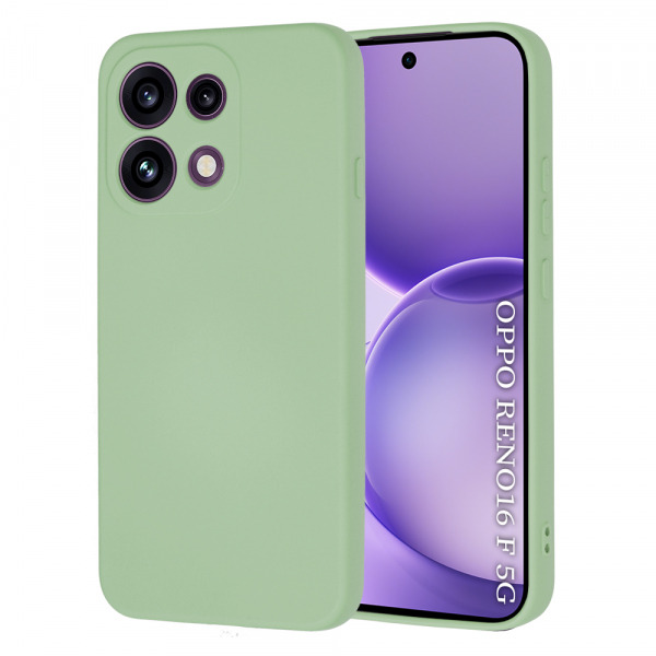 Husa pentru Oppo Reno16 F / Reno16 FS, Techsuit, SoftFlex, Verde Deschis