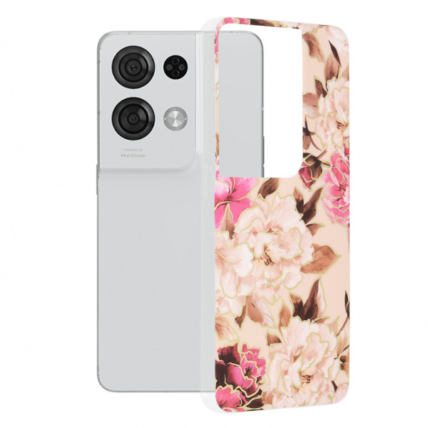 Husa pentru Oppo Reno8 Pro, Techsuit, Marble, Bej