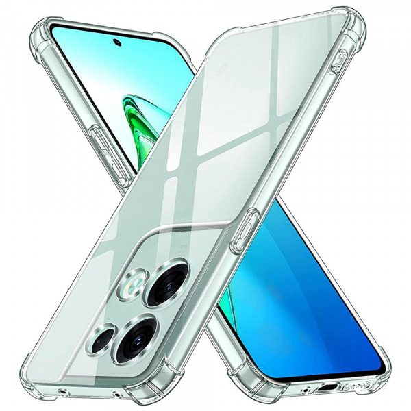 Husa pentru Oppo Reno8 Pro, Techsuit, Shockproof Clear, Transparenta
