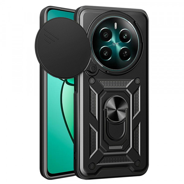 Husa pentru Realme 13 4G / 12 4G / 12+, Techsuit, CamShield, Neagra