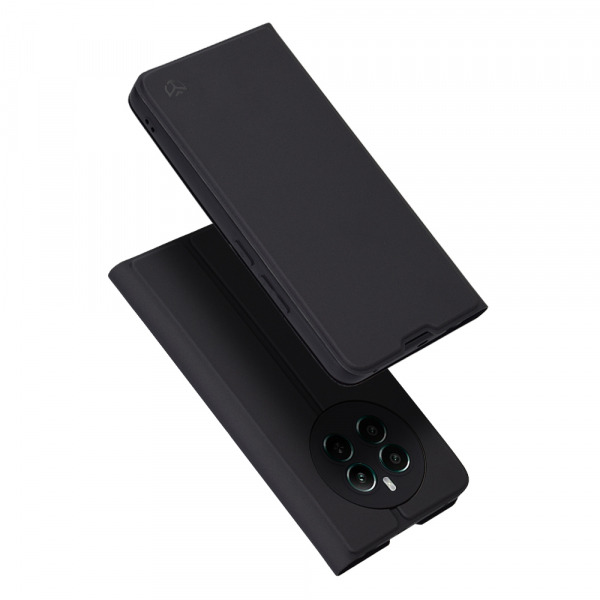 Husa pentru Realme 13 4G / 12 4G / 12+, Techsuit, Magskin Book, Neagra