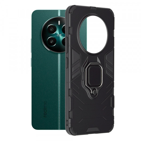 Husa pentru Realme 13 4G / 12 4G / 12+, Techsuit, Shield, Neagra