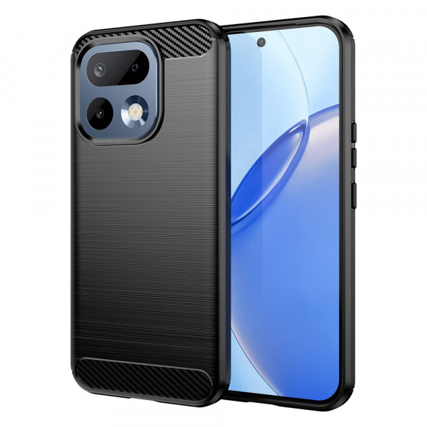 Husa pentru Realme 16 Pro, Techsuit, Carbon, Neagra