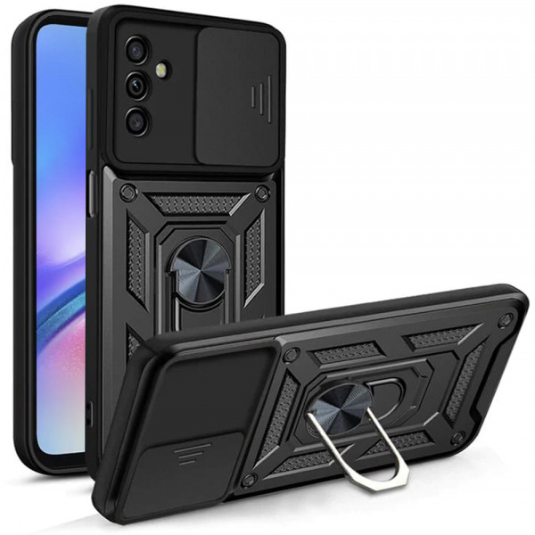 Husa pentru Samsung Galaxy A05s A057, Techsuit, CamShield, Neagra
