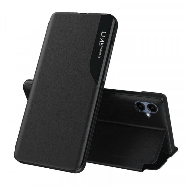 Husa pentru Samsung Galaxy A06 A065, Techsuit, eFold, Neagra