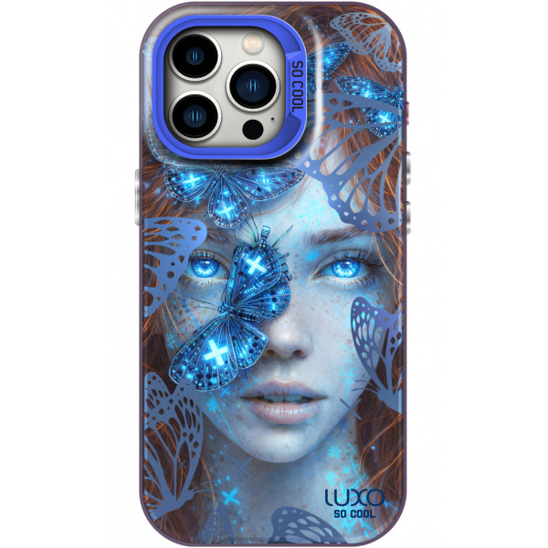 Husa pentru Samsung Galaxy A14 A145 / A14 5G A146, LUXO So CooL, ArcadiA Butterfly Girl, Multicolor