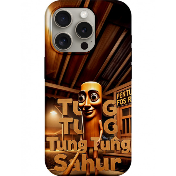Husa pentru Samsung Galaxy A14 A145 / A14 5G A146, Perfect Case, Italian Brainrot Tung Sahur, Multicolor