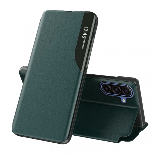 Husa pentru Samsung Galaxy A18 5G A186 / A18 4G A185 / F17 / M17 / A17 4G A175, Techsuit, eFold, Verde