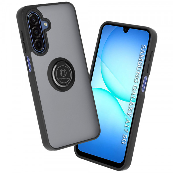 Husa pentru Samsung Galaxy A18 5G A186 / A18 4G A185 / F17 / M17 / A17 4G A175, Techsuit, Glinth, Neagra