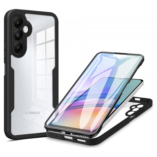 Husa pentru Samsung Galaxy A25 A256, Techsuit, ColorVerse 360, Neagra