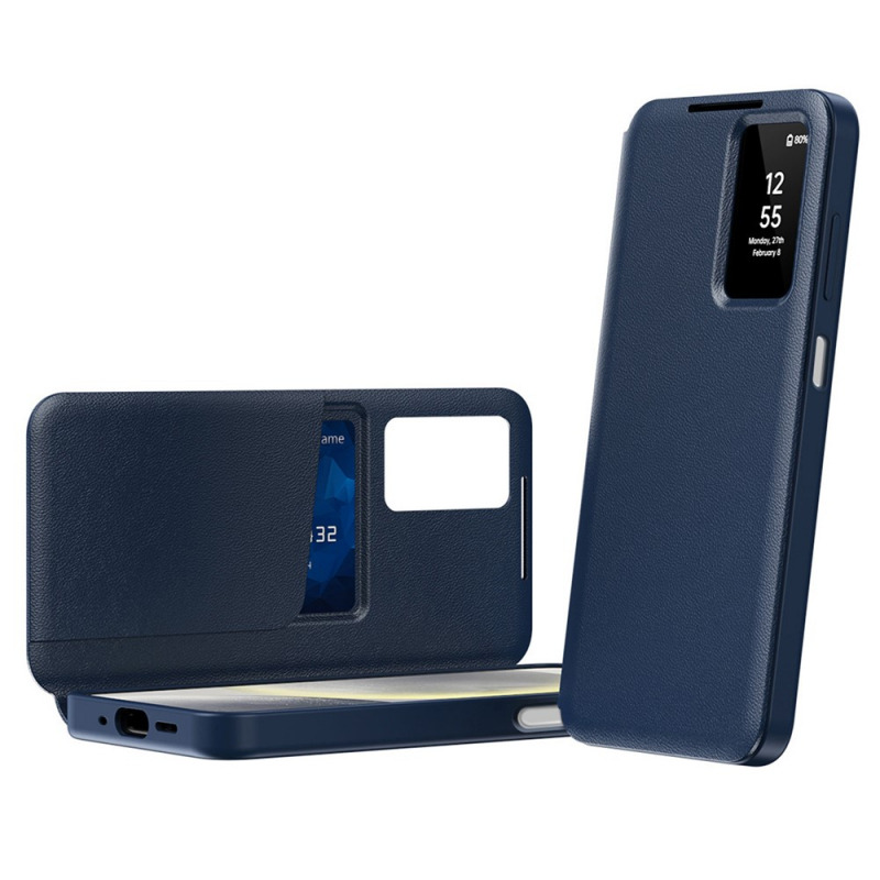 Husa pentru Samsung Galaxy A27 5G, Techsuit, SmartView, Albastra
