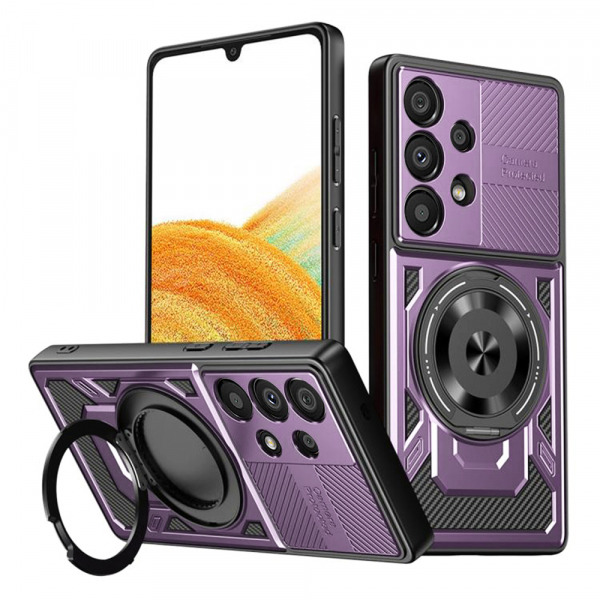 Husa pentru Samsung Galaxy A33 5G A336, Techsuit, RuggedCam, Mov