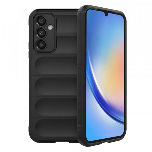 Husa pentru Samsung Galaxy A34 A346, Techsuit, Magic Shield, Neagra