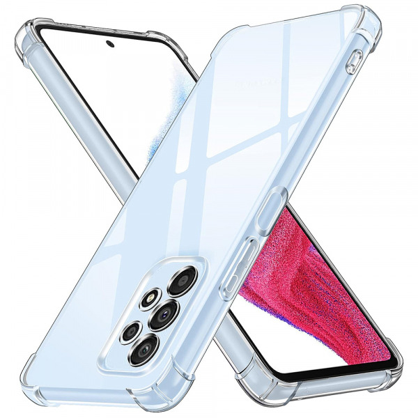 Husa pentru Samsung Galaxy A53 5G A536, Techsuit, Shockproof Clear, Transparenta