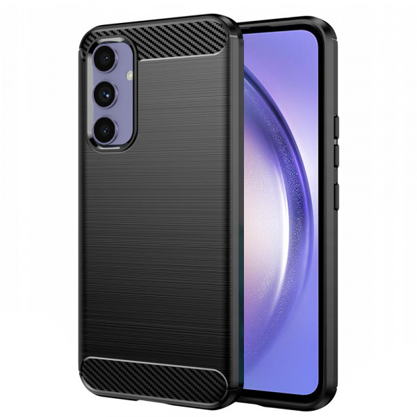 Husa pentru Samsung Galaxy A54 A546, Techsuit, Carbon, Neagra