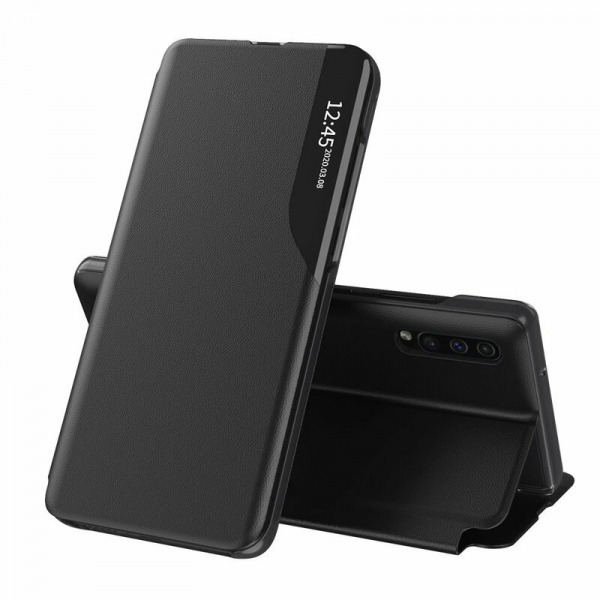 Husa pentru Samsung Galaxy A70s A707 / A70 A705, Techsuit, eFold, Neagra