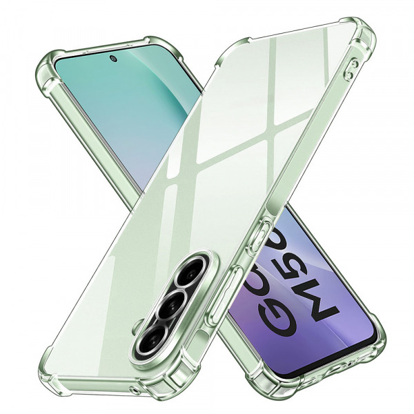 Husa pentru Samsung Galaxy M56 M566, Techsuit, Shockproof Clear, Transparenta