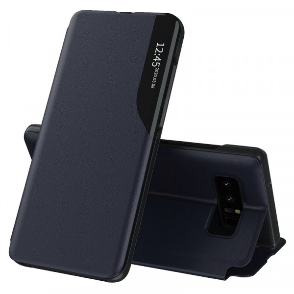 Husa pentru Samsung Galaxy Note 8 N950, Techsuit, eFold, Albastra Inchis