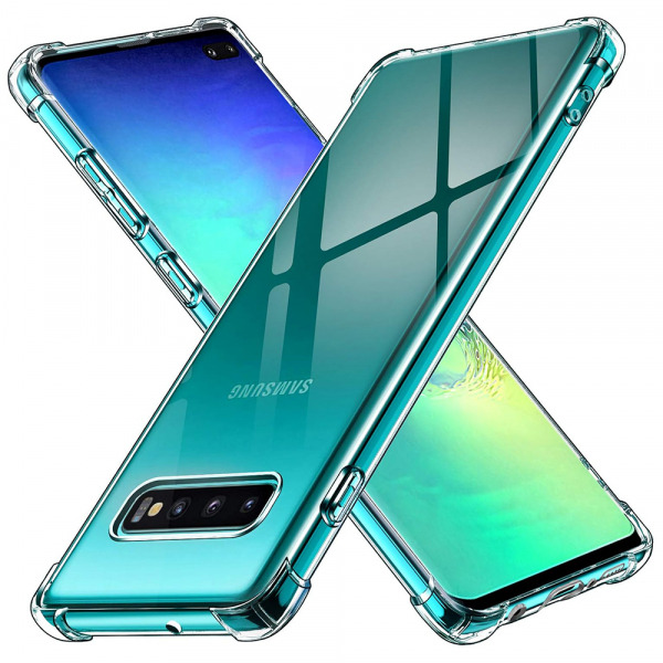 Husa pentru Samsung Galaxy S10+ G975, Techsuit, Shockproof Clear, Transparenta