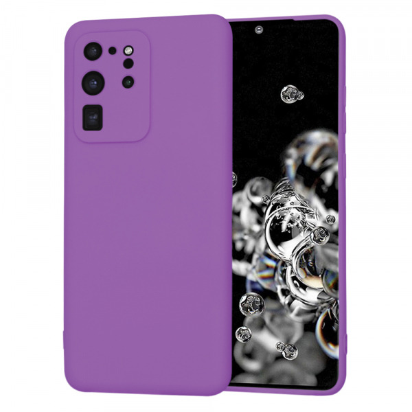 Husa pentru Samsung Galaxy S20 Ultra 5G G988 / S20 Ultra G988, Techsuit, SoftFlex, Mov