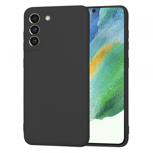 Husa pentru Samsung Galaxy S21 FE 5G G990, Techsuit, SoftFlex, Neagra