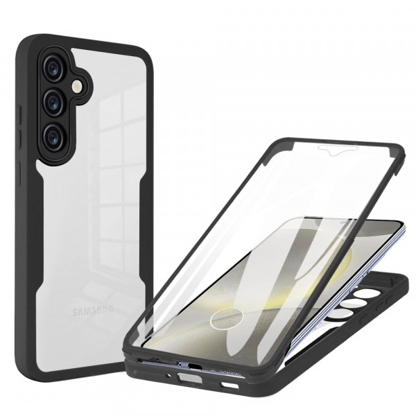 Husa pentru Samsung Galaxy S25 S931, Techsuit, ColorVerse 360, Neagra